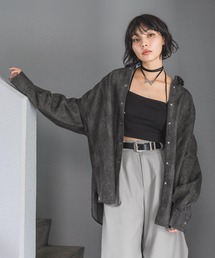 PAGEBOY | カスレデニムシャツ(シャツ/ブラウス)