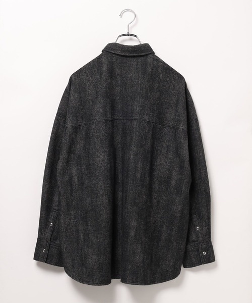 PAGEBOY（ページボーイ）の「カスレデニムシャツ（シャツ/ブラウス・レディース・インディゴブルー/ブルー/ブラック・FREE）」の20枚目の写真