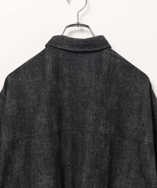 PAGEBOY（ページボーイ）の「カスレデニムシャツ（シャツ/ブラウス・レディース・インディゴブルー/ブルー/ブラック・FREE）」の22枚目の写真