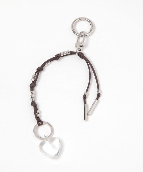 LEPSIM(レプシィム)の「コードキーチャーム 137917(キーホルダー・レディース・ブラウン/ブラック/シルバー・ONE SIZE)」の8枚目の写真