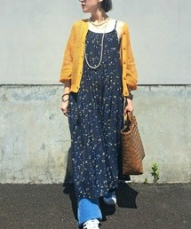 HONEYSUCKLE ROSE | 【HONEYSUCKLE ROSE】プリントキャミワンピース(その他トップス)
