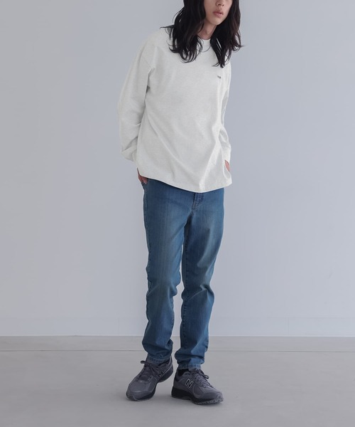 n'OrLABEL(ノアールレーベル)の「ワンポイント刺繍ロゴロンT(Tシャツ/カットソー・メンズ・ブラック/杢グレー・M/L)」の16枚目の写真