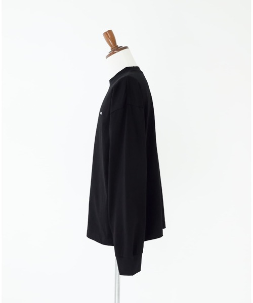 n'OrLABEL(ノアールレーベル)の「ワンポイント刺繍ロゴロンT(Tシャツ/カットソー・メンズ・ブラック/杢グレー・M/L)」の10枚目の写真