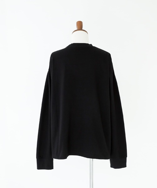 n'OrLABEL(ノアールレーベル)の「ワンポイント刺繍ロゴロンT(Tシャツ/カットソー・メンズ・ブラック/杢グレー・M/L)」の11枚目の写真