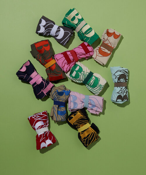 CIAOPANIC（チャオパニック）の「【WEB限定】BDFナイロン刺繍トートバック（トートバッグ・レディース・ローズ/オフホワイト/グレー/カーキ/ブラック/アイボリー/サックスブルー/ネイビー/ベージュ/レッド/グリーン/ピンク・FREE）」の22枚目の写真