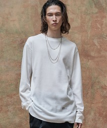 MSML（エムエスエムエル）の「CREW NECK THERMAL / クルーネック 長袖 サーマル（Tシャツ/カットソー）」