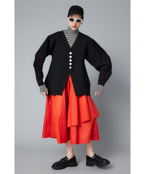 新品　ヘリンドットサイ　ラウンドスリーブ　カーディガン　トップス　enfold 新品ヘリンドットサイラウンドスリーブカーディガントップスenfold