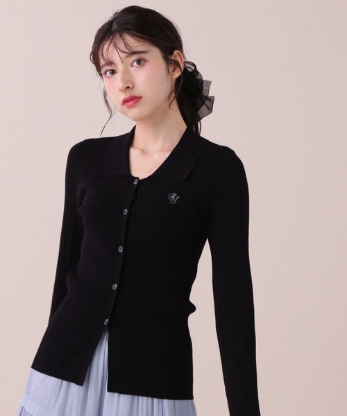 JILL by JILL STUART(ジルバイジルスチュアート)の「◇スキッパーカーデトップス(ニット/セーター・レディース・グレー系その他/ブラック/バイオレット/ホワイト系その他・FREE)」の10枚目の写真