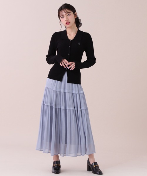 JILL by JILL STUART(ジルバイジルスチュアート)の「◇スキッパーカーデトップス(ニット/セーター・レディース・グレー系その他/ブラック/バイオレット/ホワイト系その他・FREE)」の15枚目の写真