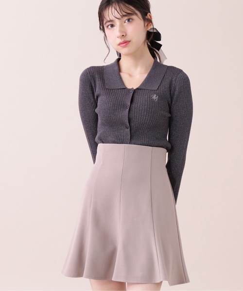 JILL by JILL STUART(ジルバイジルスチュアート)の「◇スキッパーカーデトップス(ニット/セーター・レディース・グレー系その他/ブラック/バイオレット/ホワイト系その他・FREE)」の19枚目の写真