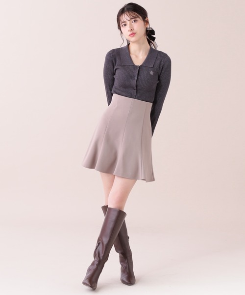 JILL by JILL STUART(ジルバイジルスチュアート)の「◇スキッパーカーデトップス(ニット/セーター・レディース・グレー系その他/ブラック/バイオレット/ホワイト系その他・FREE)」の21枚目の写真