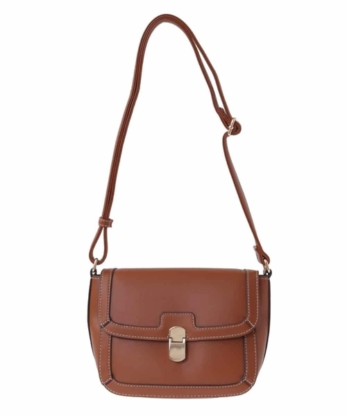 a.v.v（アーヴェヴェ）の「スタンダードミニショルダー（ショルダーバッグ・レディース・ブラック/ブラウン・38）」の3枚目の写真