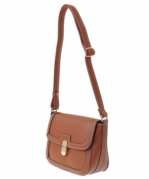 a.v.v（アーヴェヴェ）の「スタンダードミニショルダー（ショルダーバッグ・レディース・ブラック/ブラウン・38）」の4枚目の写真