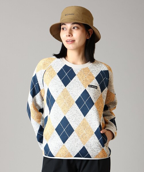 Columbia(コロンビア)の「Columbia/ ウィメンズラヴェルリッジクルーネック /コロンビア(その他トップス・レディース・ネイビー/ブラウン/ブラック/グレー/ベージュ/グレー系その他・L/XL/M/S)」の1枚目の写真