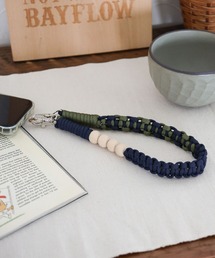 BAYFLOW | BF編みボールショートストラップ(スマホグッズ)