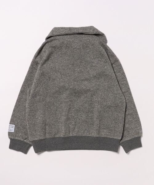 @Mar’sプルオーバースエット44　ダークグレー 黒チェック　ウール za-00227z.jpg