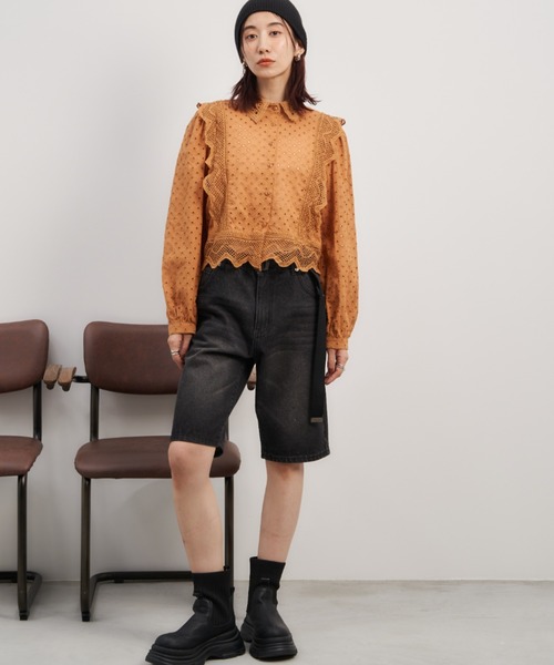 パッチワークレースブラウス（シャツ/ブラウス）｜Auntie Rosa Holiday