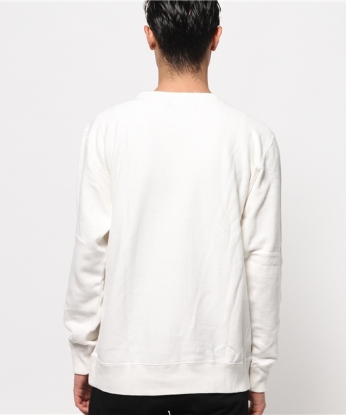 ALDIES（アールディーズ）の「Best Friend Trainer ベストフレンド イラストトレーナー（スウェット・メンズ・アイボリー/ブラック/グレー/グリーン・SMALL/LARGE/MEDIUM/X-LARGE）」の6枚目の写真