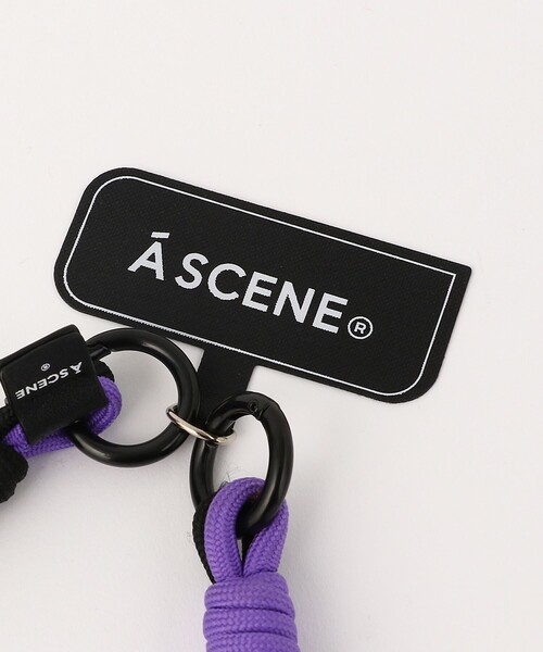 ＜A SCENE×WILD THINGS＞パラコード ショルダーストラップ（スマホグッズ）｜A SCENE（エーシーン）