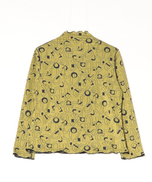 tシャツ BRODIAEA リバーシブル総柄ボトルネックプルオーバー レディース セール】BRODIAEA リバーシブル総柄ボトルネックプルオーバー（T