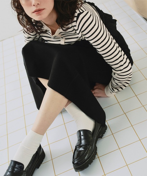 titivate(ティティベイト)の「クルーネックニットカーディガン/トップス(カーディガン/ボレロ・レディース・グレー/ブラック/アイボリー/ライトブルー/ホワイト系その他/レッド/キャメル/ネイビー/ピンク・S/M/MT/L)」の20枚目の写真