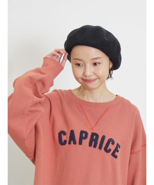 Samansa Mos2（サマンサ モスモス）の「【保湿加工】裏毛サガラ刺繍スウェット（Tシャツ/カットソー・レディース・ネイビー/グレー/ピンク/グリーン・F）」の4枚目の写真