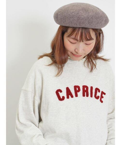 Samansa Mos2（サマンサ モスモス）の「【保湿加工】裏毛サガラ刺繍スウェット（Tシャツ/カットソー・レディース・ネイビー/グレー/ピンク/グリーン・F）」の12枚目の写真