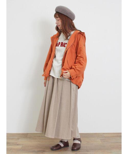 Samansa Mos2（サマンサ モスモス）の「【保湿加工】裏毛サガラ刺繍スウェット（Tシャツ/カットソー・レディース・ネイビー/グレー/ピンク/グリーン・F）」の19枚目の写真