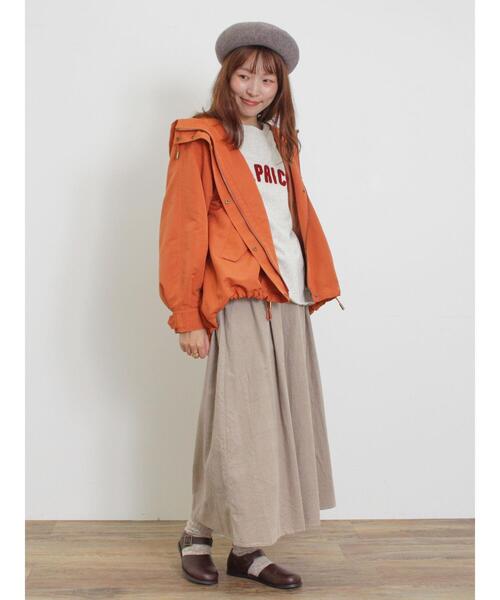 Samansa Mos2（サマンサ モスモス）の「【保湿加工】裏毛サガラ刺繍スウェット（Tシャツ/カットソー・レディース・ネイビー/グレー/ピンク/グリーン・F）」の21枚目の写真