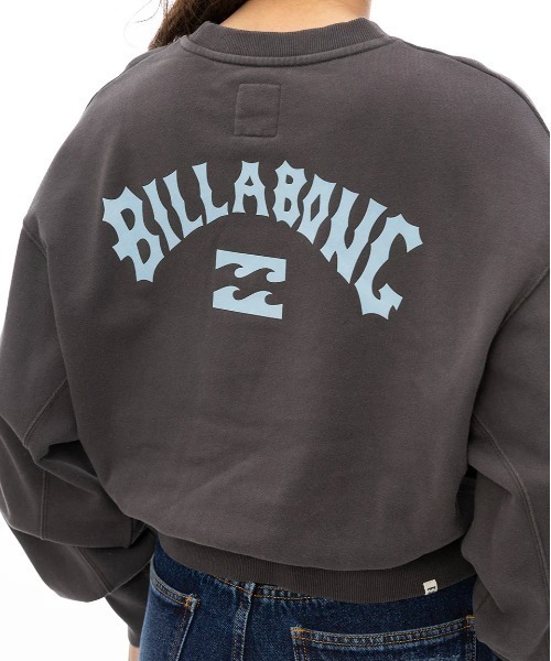 BILLABONG（ビラボン）の「BILLABONG レディース ARCH LOGO SWEAT CREW トレーナー/ビラボンバックプリントロゴボリュームスリーブスウェットトレーナー（スウェット・レディース・オフホワイト/アイボリー/パープル系その他・LARGE/MEDIUM）」の13枚目の写真