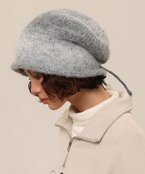 rehacer : Gradation Remaining Loose Knit Cap（ニットキャップ