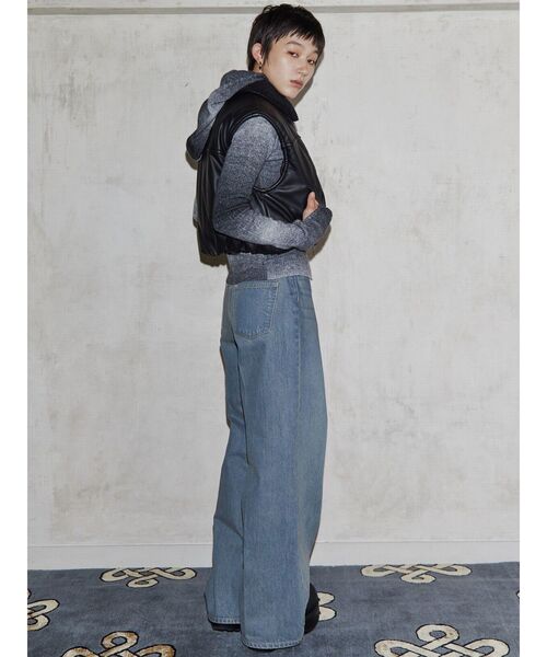 VEQUM(VEQUM)の「【VEQUM】FRONT BUTTON HOOK KNIT(ニット/セーター・レディース・パープル/ブラウン/ブラック・FREE)」の15枚目の写真