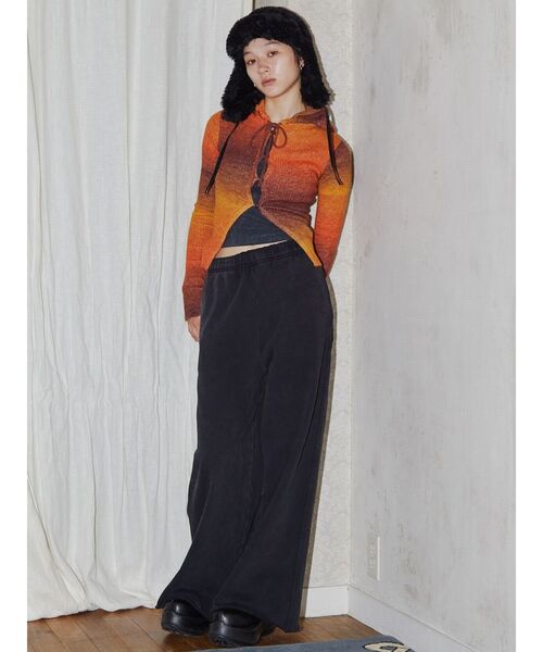 VEQUM(VEQUM)の「【VEQUM】FRONT BUTTON HOOK KNIT(ニット/セーター・レディース・パープル/ブラウン/ブラック・FREE)」の22枚目の写真