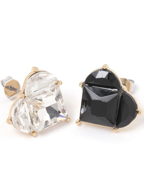 tiny tiny（ティニーティニー）の「ビジューピアス[tiny tiny(ティニーティニー)]（ピアス（両耳用）・レディース・ブラック/その他・0）」の4枚目の写真