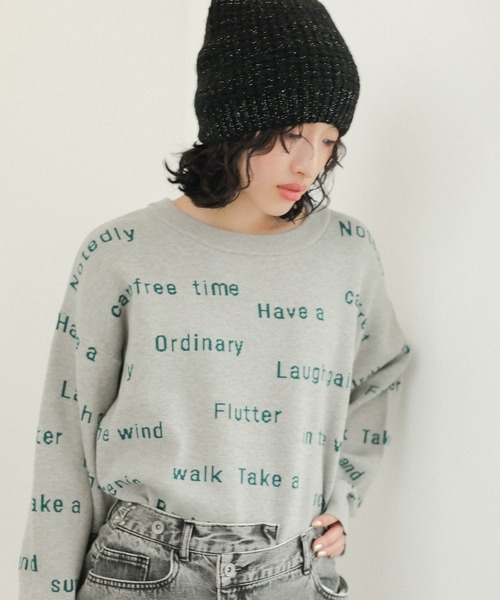 LEPSIM（レプシィム）の「ラメニットワッチ　152654（ニットキャップ/ビーニー・レディース・ブラック/チャコールグレー・ONE SIZE）」の3枚目の写真