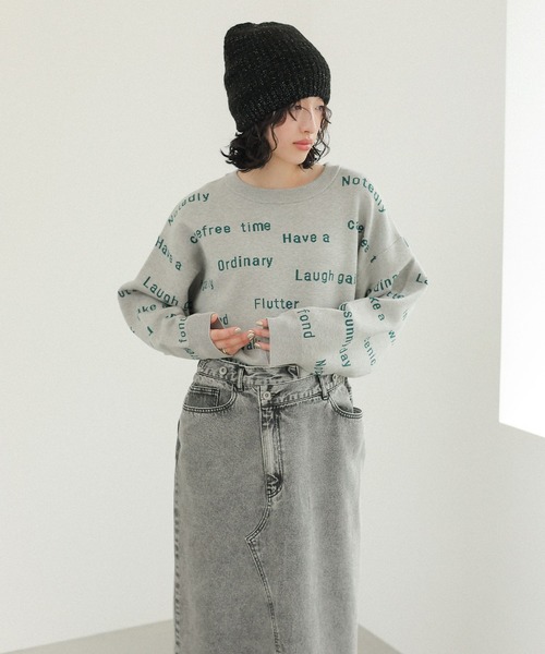 LEPSIM（レプシィム）の「ラメニットワッチ　152654（ニットキャップ/ビーニー・レディース・ブラック/チャコールグレー・ONE SIZE）」の6枚目の写真