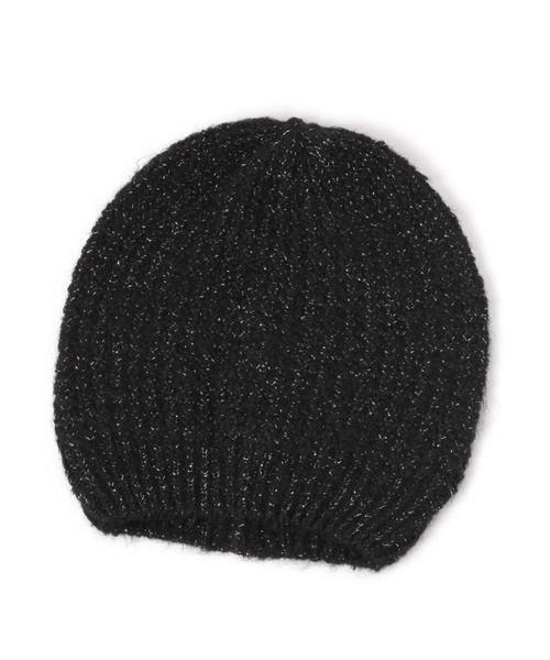 LEPSIM（レプシィム）の「ラメニットワッチ　152654（ニットキャップ/ビーニー・レディース・ブラック/チャコールグレー・ONE SIZE）」の8枚目の写真