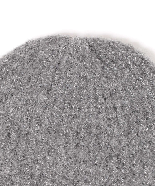 LEPSIM（レプシィム）の「ラメニットワッチ　152654（ニットキャップ/ビーニー・レディース・ブラック/チャコールグレー・ONE SIZE）」の12枚目の写真
