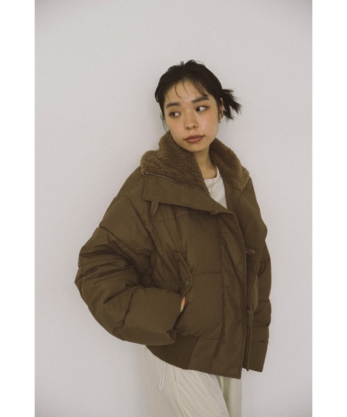 DRWCYS(ドロシーズ)の「ボアカラーブルゾン(ダウンジャケット/コート・レディース・ブラウン/ブラック・FREE)」の18枚目の写真