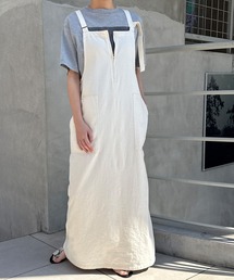 Munich | 8ozスラブデニムジャンパースカート(ジャンパースカート)