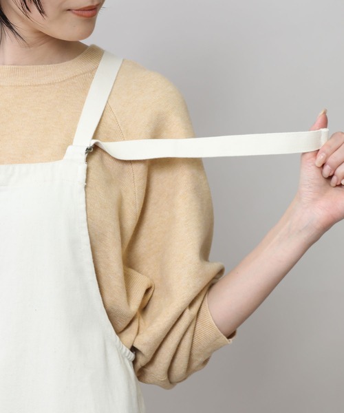 Munich（ミューニック）の「8ozスラブデニムジャンパースカート（ジャンパースカート・レディース・ホワイト/ブラック/インディゴブルー/アイボリー・M/S）」の9枚目の写真