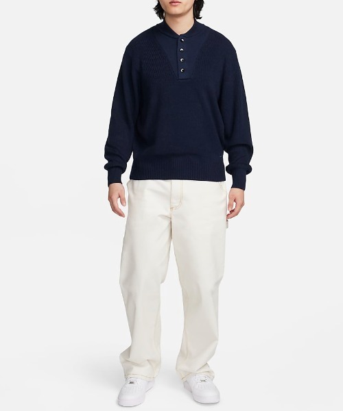 NIKE（ナイキ）の「NIKE NL MILITARY HENLEY L/S SWEATER FN3119-451 