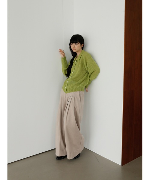Katrin TOKYO(カトリーントーキョー)の「3tuck wide slacks(スラックス・レディース・ベージュ系/ブラウン系/アイボリー・S-Short/M/S/XS)」の3枚目の写真