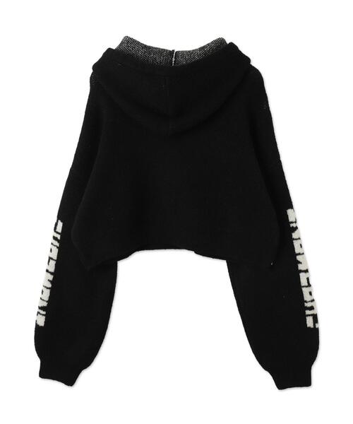 WEGO(ウィゴー)の「WEGO/スタージャガードニットプルパーカー(ニット/セーター・レディース・アイボリー/ブラック・FREE)」の18枚目の写真