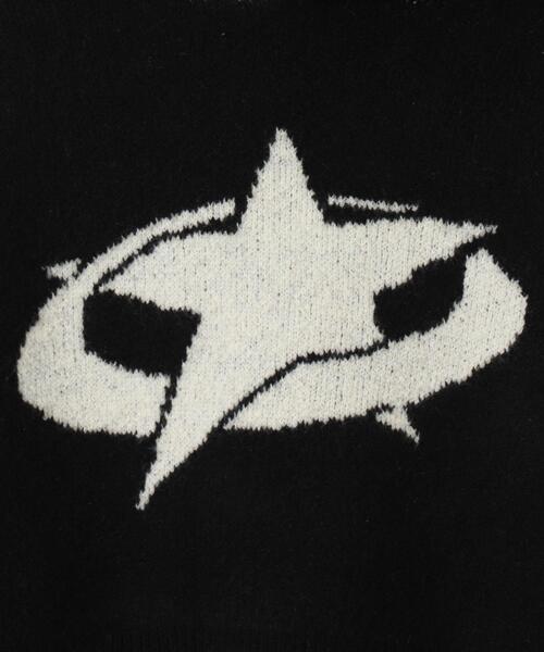 WEGO(ウィゴー)の「WEGO/スタージャガードニットプルパーカー(ニット/セーター・レディース・アイボリー/ブラック・FREE)」の20枚目の写真