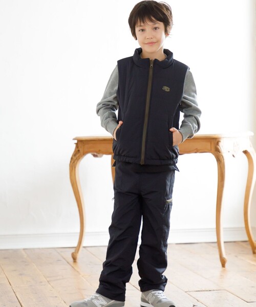 【100-130cm】ブル刺繍 ブロッキングトレーナー（スウェット）｜J.PRESS（ジェイプレス）