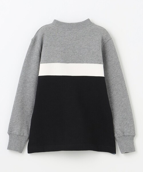 【100-130cm】ブル刺繍 ブロッキングトレーナー（スウェット）｜J.PRESS（ジェイプレス）