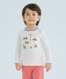やわらか長袖Tシャツ（ショベルカー）