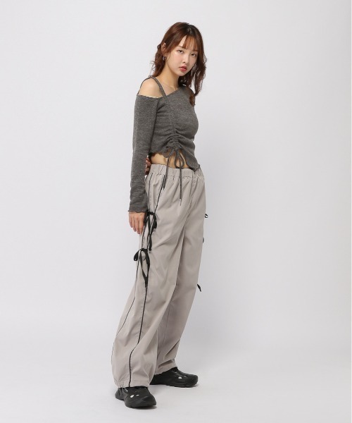 3.3 Field Trip (3.3フィールドトリップ)の「3.3 Field Trip/厚手ヘンケイロングスリーブ(Tシャツ/カットソー・レディース・アイボリー/チャコール/ブルー・FREE)」の20枚目の写真