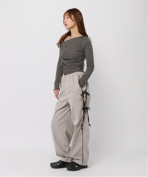 3.3 Field Trip (3.3フィールドトリップ)の「3.3 Field Trip/厚手ヘンケイロングスリーブ(Tシャツ/カットソー・レディース・アイボリー/チャコール/ブルー・FREE)」の19枚目の写真